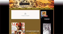 Desktop Screenshot of metamourskincare.com